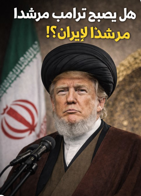 ترامب : إيران تريده مرشدا وفانزويلا رئيسا . وأمريكا ترفضه!!!